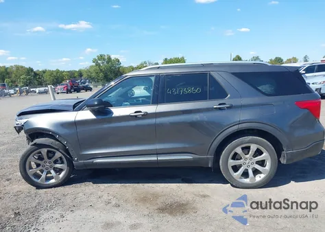 2020 Ford Explorer Platinum z USA, uszkodzony, nr VIN 1FM5K8HC2LGA79644